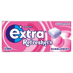 Wrigleys Extra Refreshers Bubblemint Chewing Gums 7Per Pack