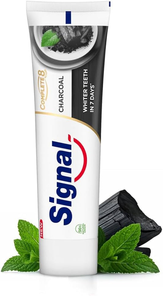 Signal Nature Elements Complete 8 Toothpaste With Charcoal 75ml