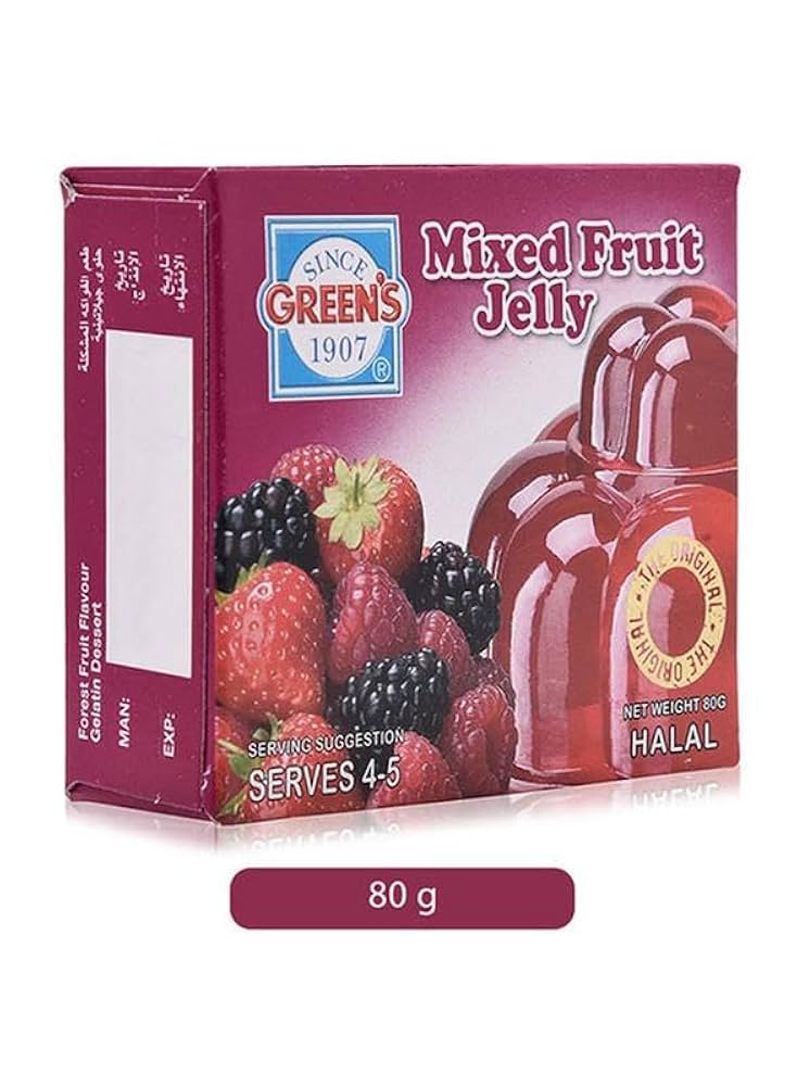 Greens Mixed Fruit Jelly 80gm