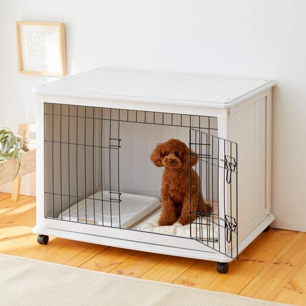 CUTE PET DOG WHITE SPACE CAGE
