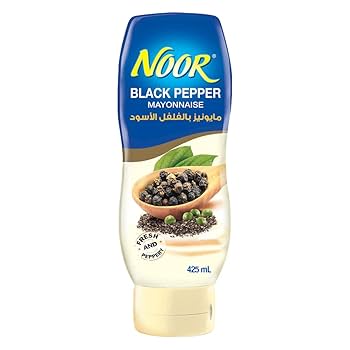 MAYONNAISE NOOR 295ML BLACK PEPPER