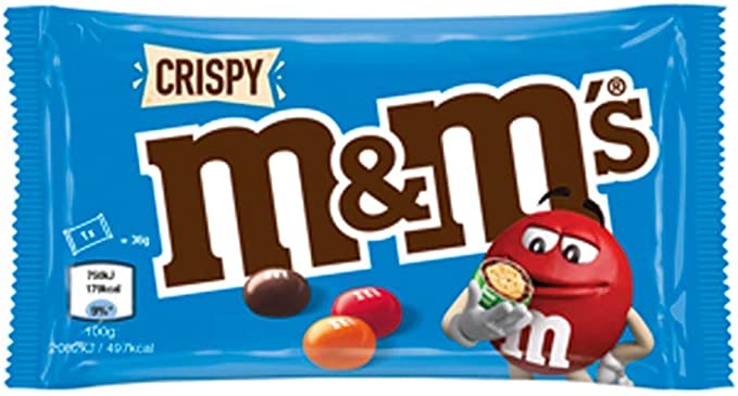 M&ms Crispy Chocolate Candies 36gm