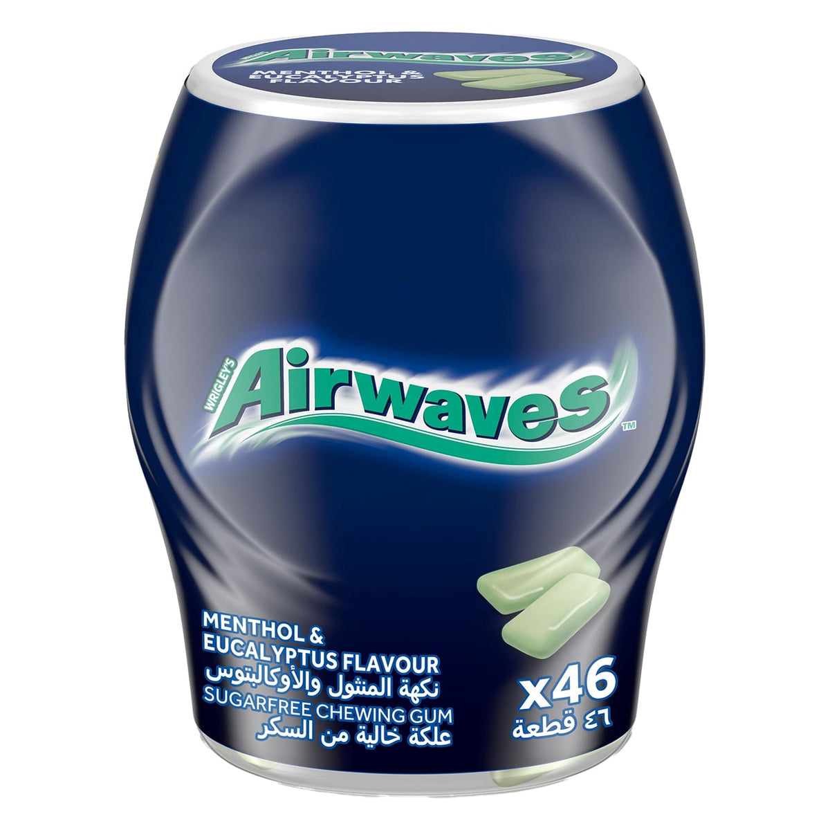 Wrigleys Airwaves Chewing Gums Menthol & Eucalyptus Flavor - Sugar Free 46