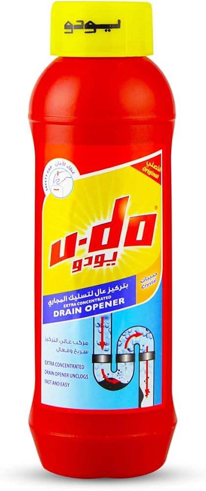 U-Do Crystal Original Extra Concentrated Drain Opener 500GM