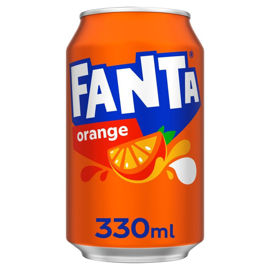 Fanta Orange 330ml Can 0