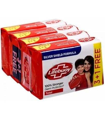 LIFEBUOY TOTAL 10 ANTIBACTERIAL HAND SOAP BAR 160GMX4 PC OTR