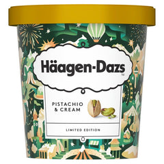 Haagen Dazs Pistachio & Cream Ice Cream - Colors Free, Preservatives Free, Artificial Flavors Free