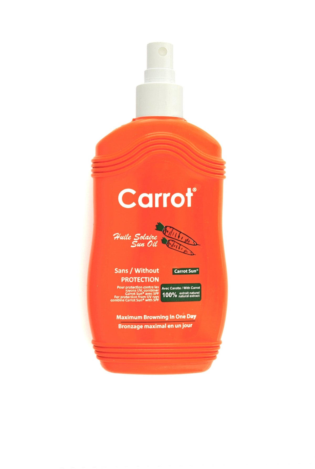 Carrot Sun Tanning Oil Spray with Carrot Extract 200 ML