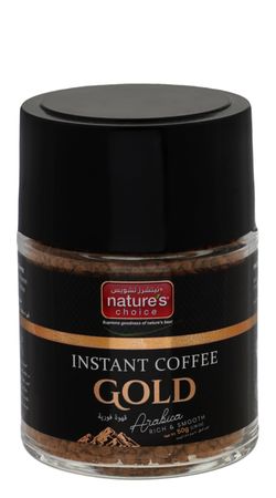 Nature's Choice Gold Rich & Smooth Arabica Instant Coffee 50gm