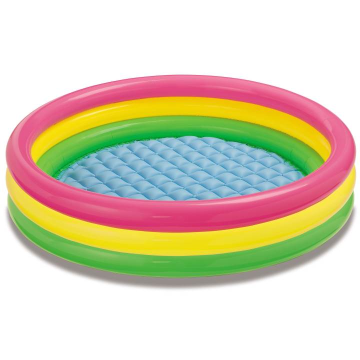 Intex Multicolored 3 Ring Inflatable Pool (45x10 Inches)