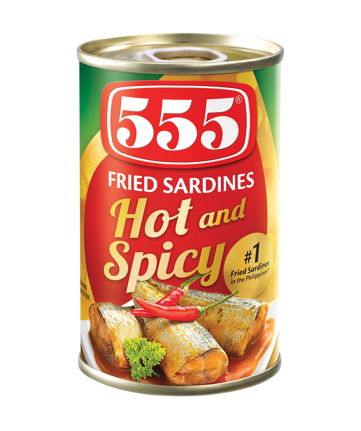 555 FRIED SARDINES HOT&SPICY 1