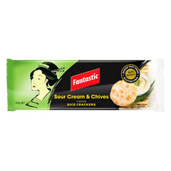Fantastic Sour Cream&chives Rice Cracker 100gm