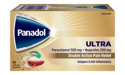 Panadol Ultra 500mg Paracetamol & 200mg Ibuprofen For Pain Relief