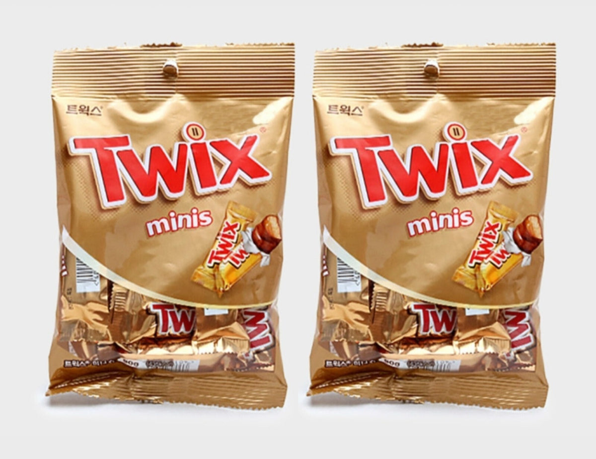 Twix Chocolate Minis (10 Pieces) x2 Pkt