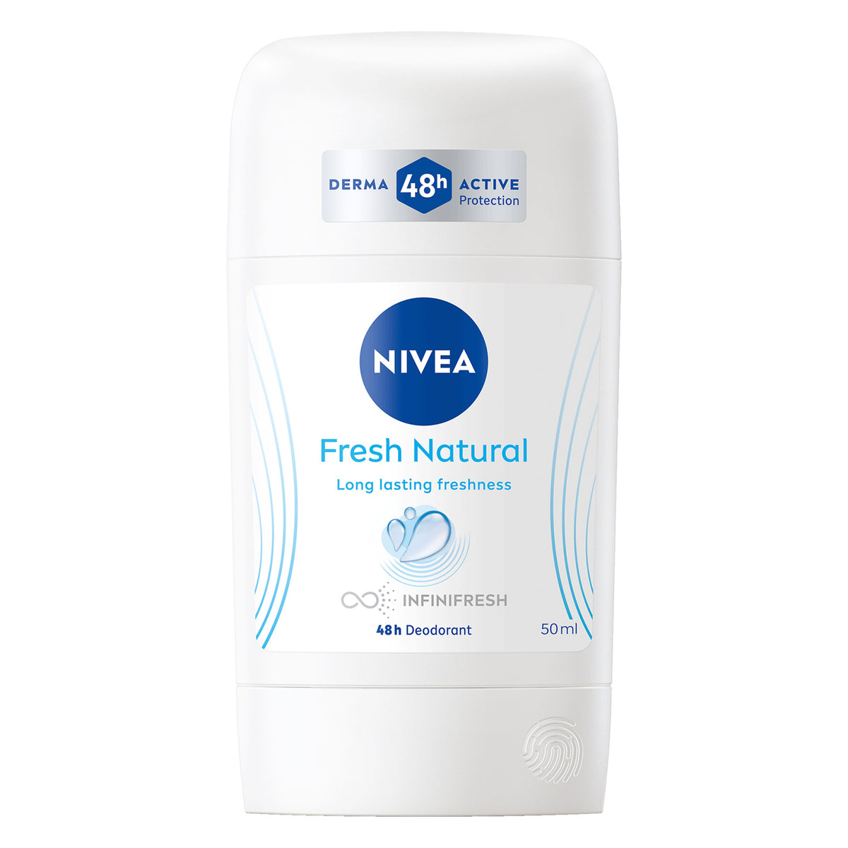 Nivea Fresh Natural Antiperspirant 48H Deodorant Stick for Women 50ml