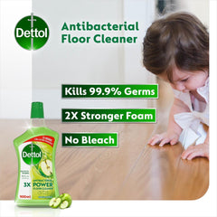 Dettol Power Floor Cleaner Green Apple Scent 900 ml