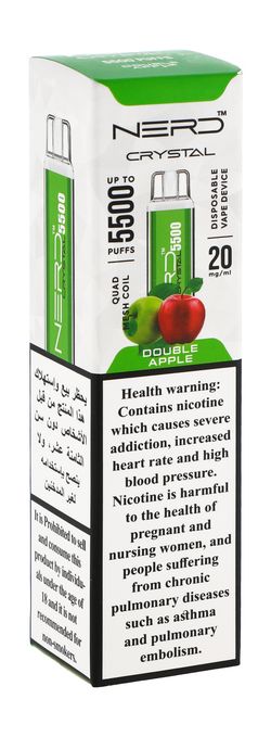 Nerd Crystal Double Apple 5500Puffs