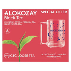 Alokozay Ctc Black Loose Tea (420g) With Free Mug (Special Offer)
