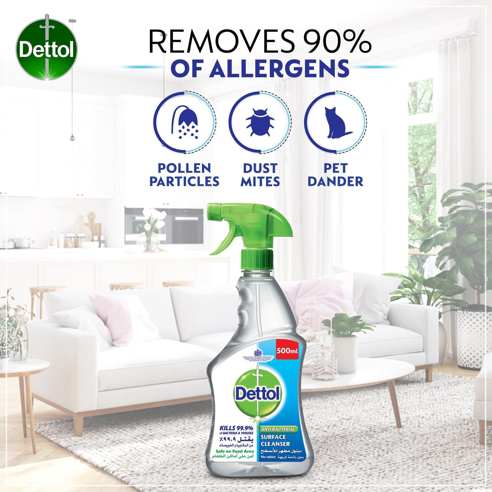 Dettol Surface Cleanser Spray 500 ml