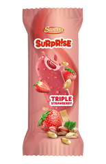 Sandra Surprise Triple Strawberry Ice Cream Stick