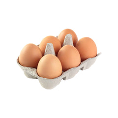 Ahlan Large Grade A White/BROWN Eggs 6PCS