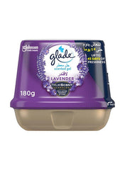 GLADE AIR FRESHENER GEL LAVENDER SCENT WITH ESSENTIAL OILS 180GM