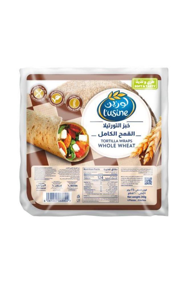 Luisine Tortilla Wraps Whole Wheat 240GM