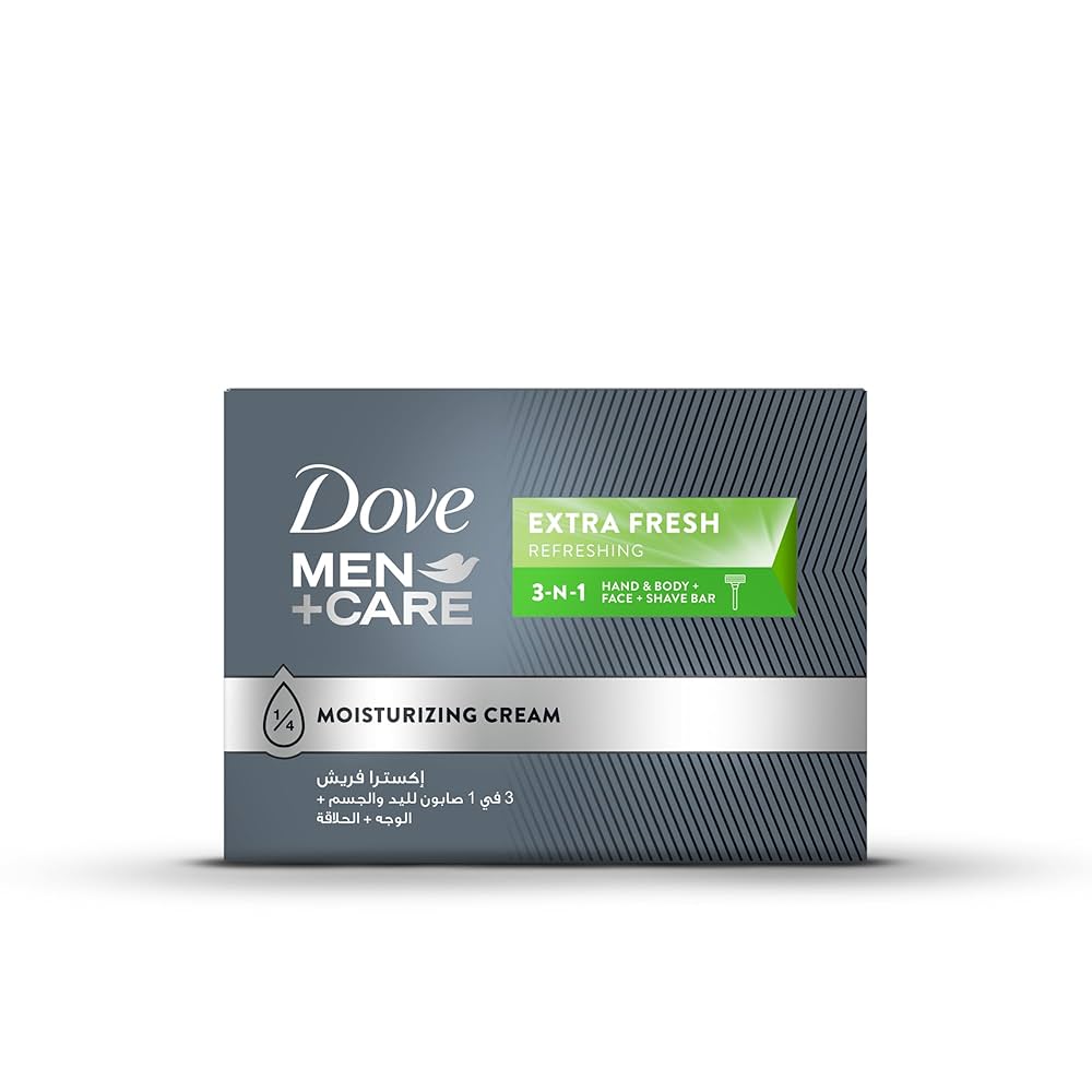 Dove Men+Care Extra Fresh 3in1 Refreshing & Moisturizing Soap Shave 100GM