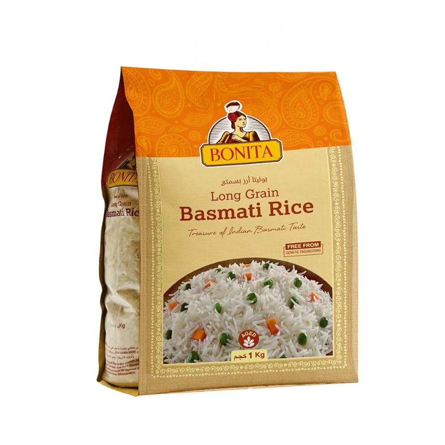 Bonita Long Grain Basmati Rice 1KG