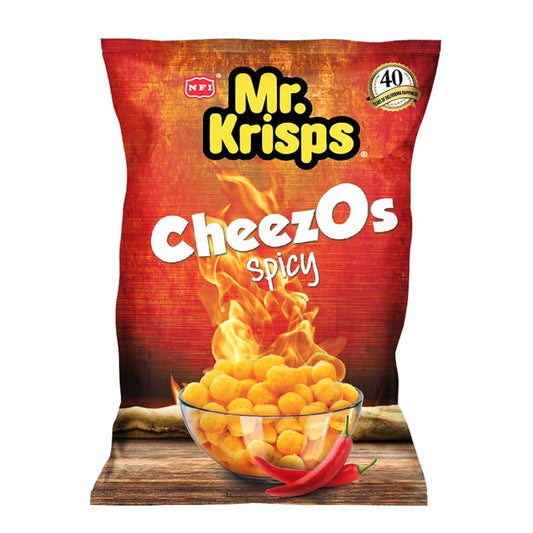Mr Krisps Cheezos Spicy 80gm