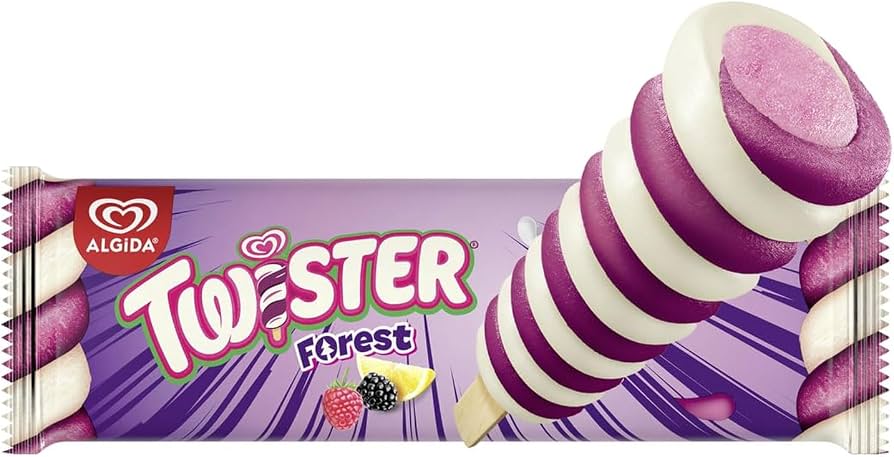 Wall's Max Twister Forest Fruit Ice Cream Sticks