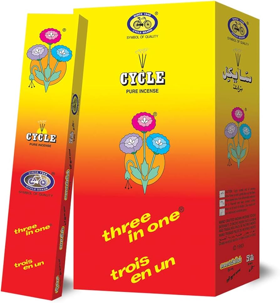Cycle Pure 3In1 Incense Sticks OTR 12 Pcs