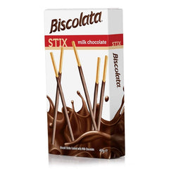 Biscolata Biscuit Sticks Coated with Milk Chocolate 40gm
