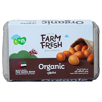 Nature Farm Free Range Medium Brown Eggs Grade A 15PCS