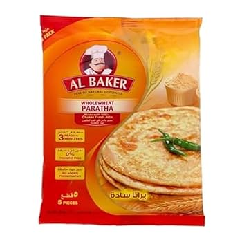 Al Baker Whole Wheat Paratha 400g x2