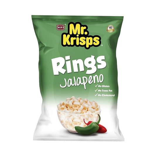 Mr Krisps Rings Jalapeno 80gm