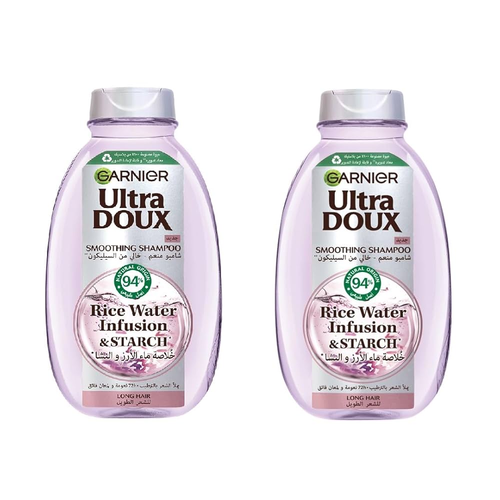 GARNIER SHAMPOO RICE WTER INFLUSION 400 ML 2 PCS