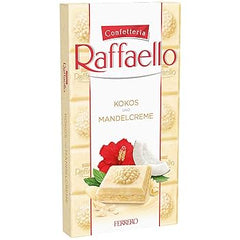 Ferrero Raffaello White Chocolate Slab With Coconuts & Almond Cream 90gm
