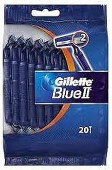 Gillette Blue II Plus Razors (15+5 Free) 20 Per Pack