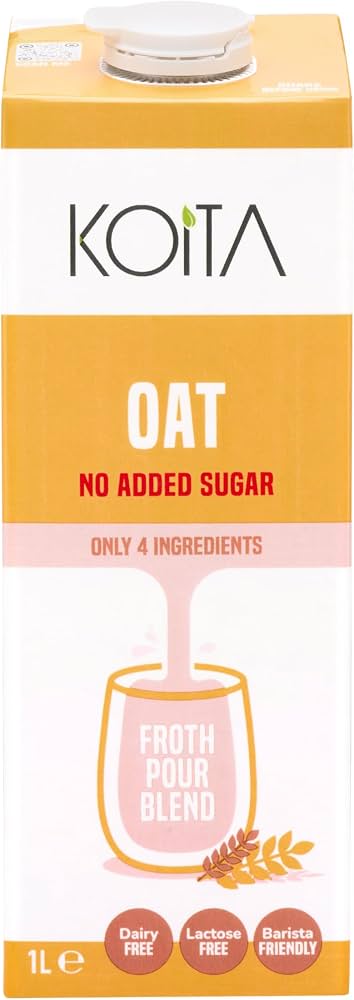 KOITA OAT NO ADD SUGAR MILK 1ltr
