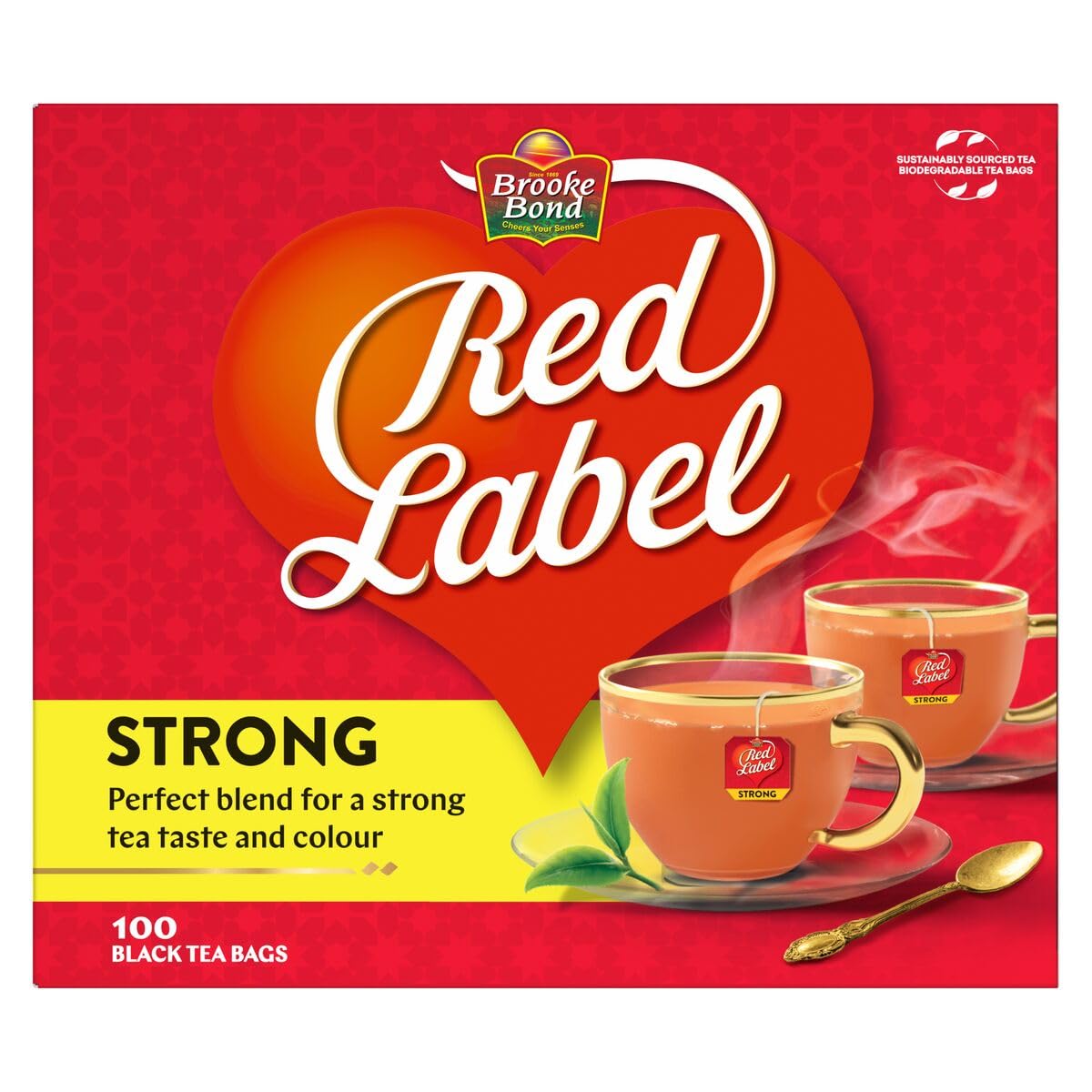 Brooke Bond Red Label 100 Black Tea Bags
