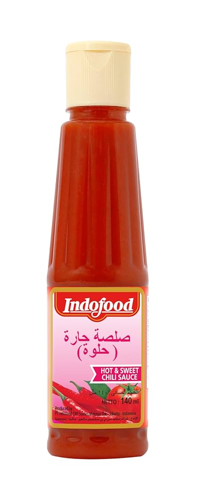 INDOFOOD HOT & SWEET CHILI SAUCE 140ML