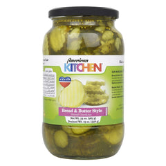 A/K BREAD&BUTTER STYLE SLICED GHERKINS 963GM