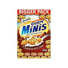 Weetabix Crispy Minis Wholegrain Cereal With Chocolate Chips 500gm