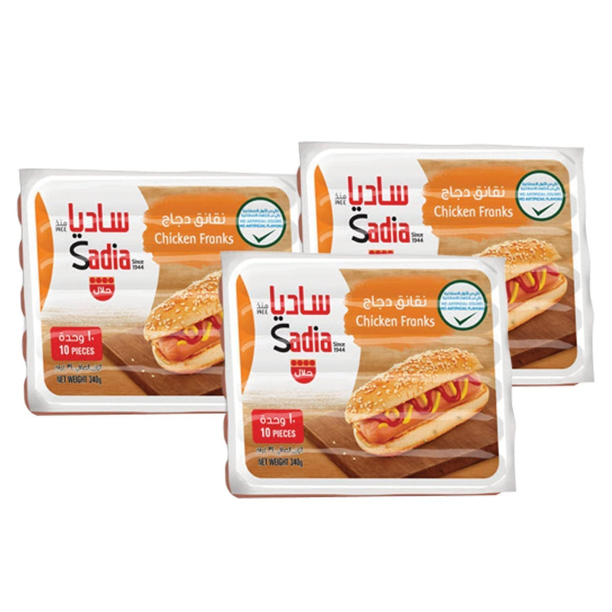 SADIA CHCKN FRANKS 340GM 10 PC SAUSAGE