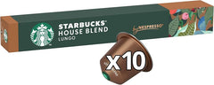 Starbucks House Blend Lungo Coffee Capsules, 10 Capsules