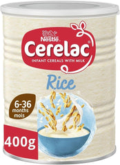 Cerelac Infant Cereal With Milk & Rice (6+ Months) 400gm
