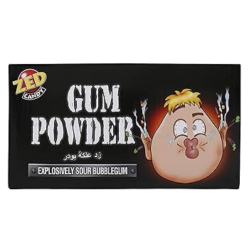 Zed Candy Gum Powder Explosively Sour Bubblegum 35gm