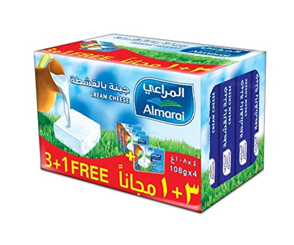 ALMARAI CREAM CHEESE 108GM X4