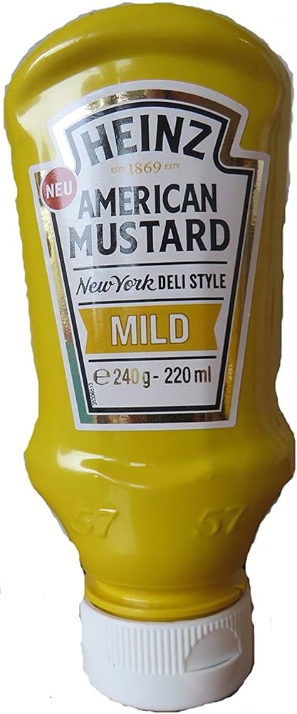Heinz Yellow Mustard Mild 220ml